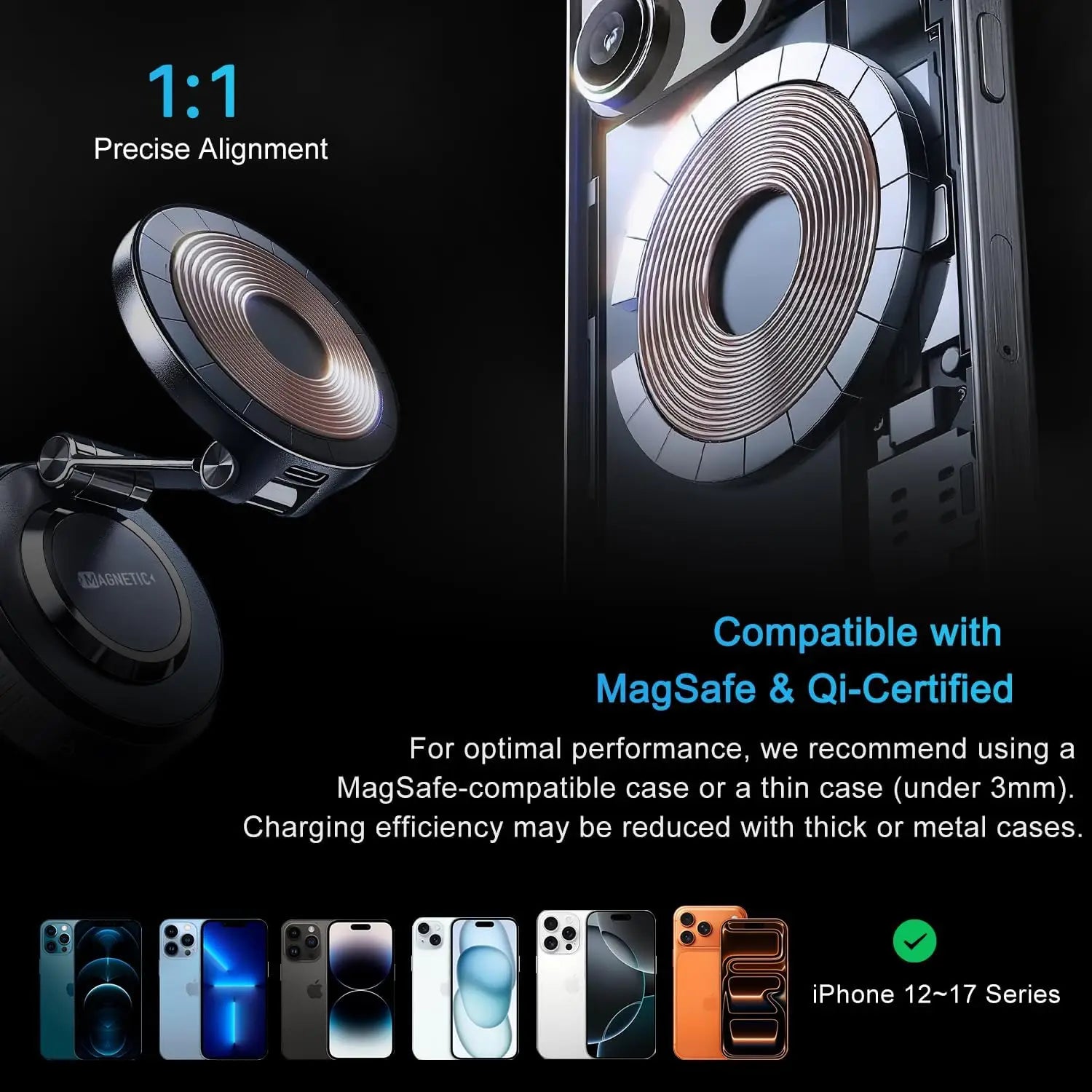 Magnetic Car Mount Charger